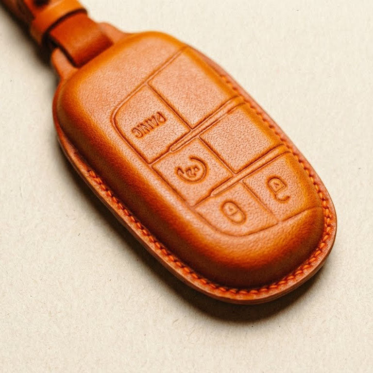 Premium Leather Key Fob for Chrysler - Carsilks 