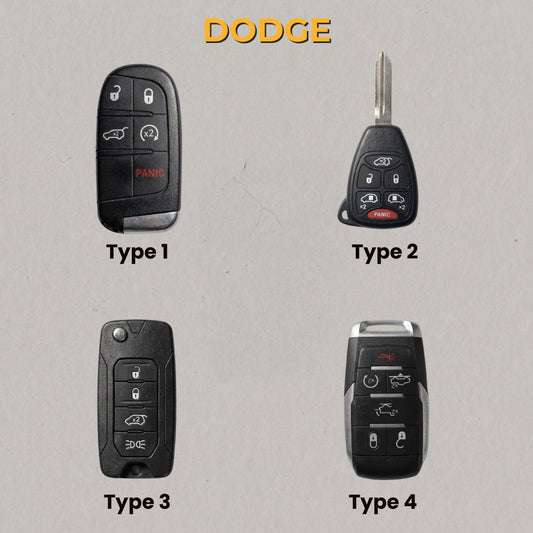Premium Leather Key Fob for Dodge - Carsilks 